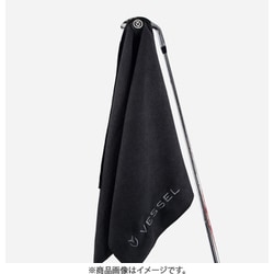 TW0221-01 [VESSEL Magnetic Towel 2023 BK ゴルフ用タオル]