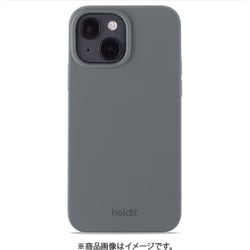 15770 [ソフトタッチシリコーン iPhone 14/13用 ケース Space Gray]