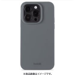 15772 [ソフトタッチシリコーン iPhone 14 Pro用 ケース Space Gray]
