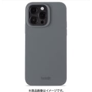15773 [ソフトタッチシリコーン iPhone 14 ProM AX用 ケース Space Gray]