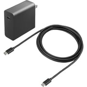 USB PD対応AC充電器 PD100W/TypeCケーブル付き ACA-PD93BK