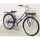 シティサイクル OLIVE des OLIVE FAT 27.5インチ 6段変速 ネイビー FBRF2756WHR/NVA