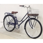 シティサイクル OLIVE des OLIVE FAT 27.5インチ 6段変速 ネイビー FBRF2756WHR/NVA