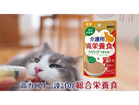 アイシア 国産健康缶パウチ介護用高栄養食 シリンジで与える