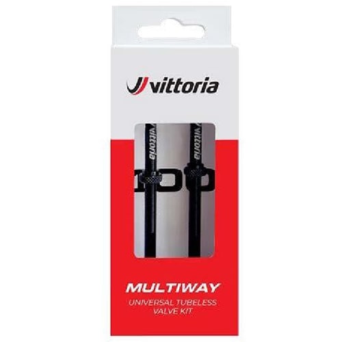 ビットリア VittoriaMultiway Tubeless Valve 80mm 2本入 [マルチウェイチューブレスバルブ]Ω