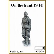AR35008 1/35 WWII ドイツ 偵察中#1 周囲を伺う下士官（1体入） [組立式プラスチックモデル]