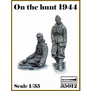 AR35012 1/35 WWII ドイツ 偵察中#5 警戒セット（2体入） [組立式プラスチックモデル]
