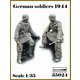 AR35024 1/35 WWII ドイツ軍兵士1944#1/#2セット（2体入） [組立式プラスチックモデル]