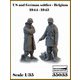 AR35033 1/35 WWII アメリカ/ドイツ ベルギーの戦い1944-1945#6 武装解除セット（2体入） [組立式プラスチックモデル]
