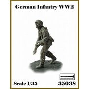 AR35038 1/35 WWII ドイツ軍歩兵#2 MG42を持つ兵士（1体入） [組立式プラスチックモデル]