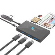 USB3.0 Hub & Smart Card Reader With Type-C Adapter IMD-SC040