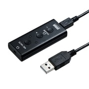 USBオーディオ変換アダプタ(4極ヘッドセット用) MM-ADUSB4N