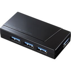 USB3.2 Gen1 4ポートハブ セルフ/バスパワー両用 マグネット付 USB-3H418BKN