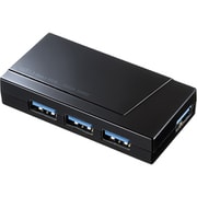 USB3.2 Gen1 4ポートハブ セルフ/バスパワー両用 マグネット付 USB-3H418BKN