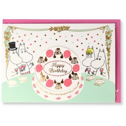 誕生日カード ムーミン みんなでケーキ 2 EAR-816-797