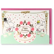 誕生日カード ムーミン みんなでケーキ 2 EAR-816-797