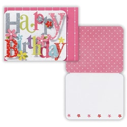 ミニ誕生日カード 抜き文字バースデー 2 EBP-817-916
