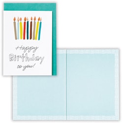 ミニ誕生日カード ろうそく 2 EBP-817-961