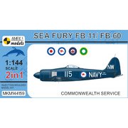 MKM 144159 シーフューリー FB.11/F.60 イギリス連邦 2イン1 [1/144スケール プラモデル]