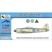 MKM 144160 シーフューリー FB.11 地中海・中東 2イン1 [1/144スケール プラモデル]