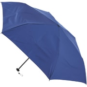 折りたたみ傘 晴雨兼用 URAWAZA スリム プレーン 50cm 手開き式 UVカット加工 ディープブルー 1029802