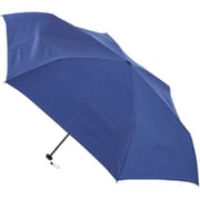 折りたたみ傘 晴雨兼用 URAWAZA スリム プレーン 55cm 手開き式 UVカット加工 ディープブルー 1029842