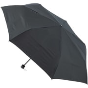 折りたたみ傘 晴雨兼用 URAWAZA スリム プレーン 60cm 手開き式 UVカット加工 ブラック 1029862