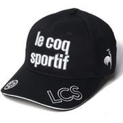 QGCVJC00 BK [ゴルフキャップ レディース 定番ロゴキャップ ブラック]