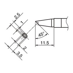 T39-BCM2535 [こて先 BC型 横2.5mm 縦3.5mm]