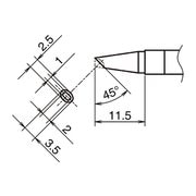 T39-BCM2535 [こて先 BC型 横2.5mm 縦3.5mm]