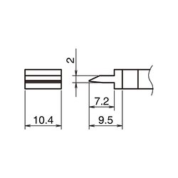 こて先 スパチュラ 10.4 T39-SP104