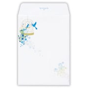 ひとこと箋封筒 青い鳥 3 EEE-818-548