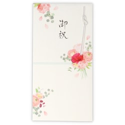 祝儀封筒 御祝 ピンクバラ 2 EME-820-442
