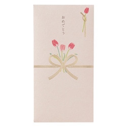 お花のご祝儀袋 チューリップ ノ-ハナ10P