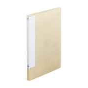 CUBE FIZZ クリヤーブック(サイドベンツ) A4/A3 ベージュ サイドイン/横入れタイプ N6004-16