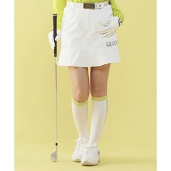 ルコックゴルフ　スカート　黄色　チェック　L 11号　新品　春夏