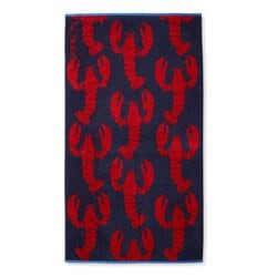 シーサイド ビーチ タオル、ロブスター Seaside Beach Towel, Lobsters 504024 Bright Navy [スポーツタオル]