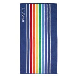 シーサイド ビーチ タオル、レインボー ストライプ Seaside Beach Towel, Rainbow Stripe 515172 Rainbow [スポーツタオル]