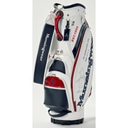 MQBVJJ00 WH/NV [スポーティデザインキャディバッグ 3.5kg/9.5型（47インチ対応）/6分割 ホワイト/ネイビー]
