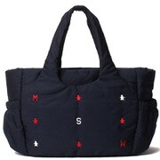 MQCVJA40 NV [飛び刺繍ポーチ レディース ネイビー]