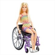 HJT13 Barbie（バービー） ファッショニスタ カラフルロンパース くるまいすつき [対象年齢：3歳～]