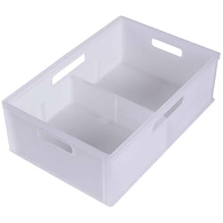 収納ボックス キューBOX ワイド浅型 収納ケース クリアホワイト