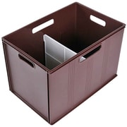 収納ボックス キューBOX ワイド深型 収納ケース ブラウン