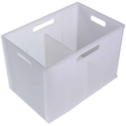 収納ボックス キューBOX ワイド深型 収納ケース クリアホワイト