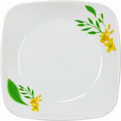 CORELLE ノーブルイエロー スクエア中皿 22.5cm CP-9155
