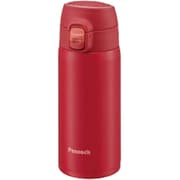 ステンレスボトル スポーツドリンク対応 ワンタッチ 400ml ローズピンク AKM-40