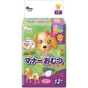 PMO-722 [男の子＆女の子のためのマナーおむつ のび～るテープ LL 12枚]