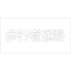 6300003426 [吹付けプレート 歩行者通路 文字高H100mm横型]