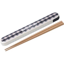 箸箱セット 19.5cm Potter モノクロ コーヒーブレイク MM605