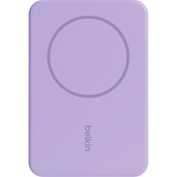 BoostCharge MagSafe対応 磁気ワイヤレス モバイルバッテリー 5000mAh パープル BPD004QCPU